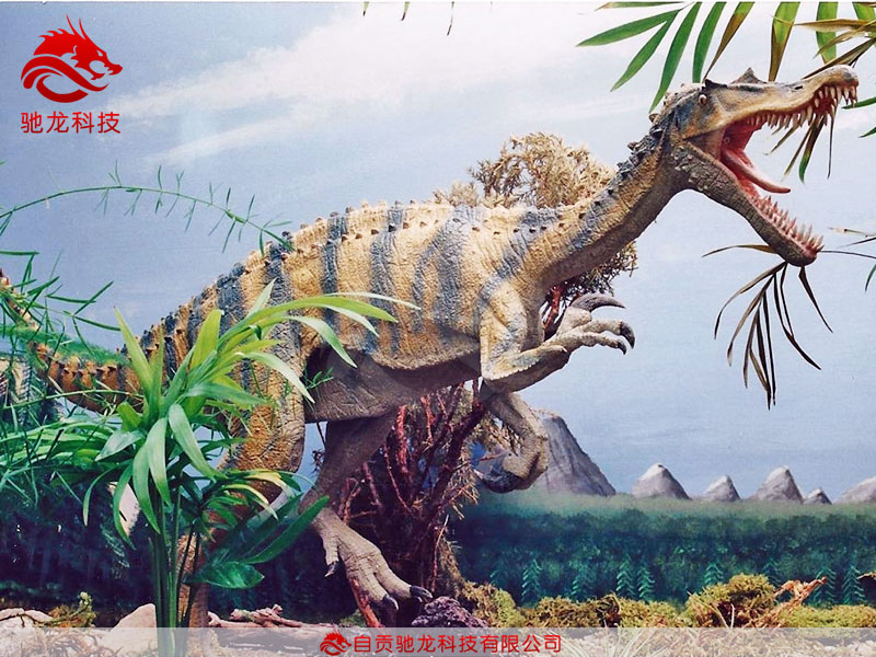 仿真恐龍模型-似鱷魚重爪龍Baryonyx